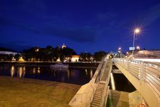 Vilnius City At Night Royalty Free Stock Photography Vilnius City At Night Royalty Free Stock Photography