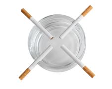 Glass Ashtray Royalty Free Stock Images