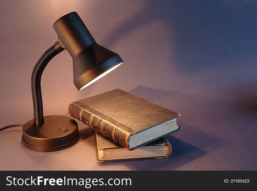Books And Lamp