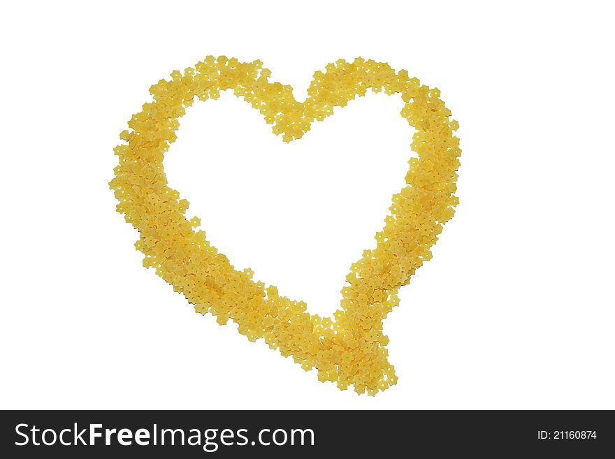 Hearts with pasta