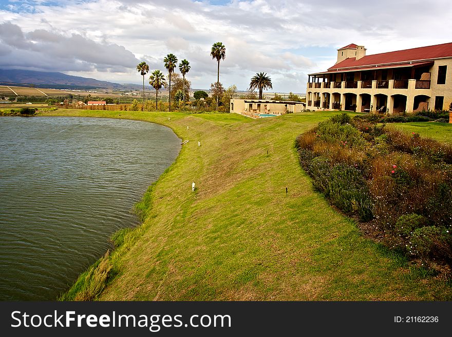 Wine farm in South Africa, Capetown valley