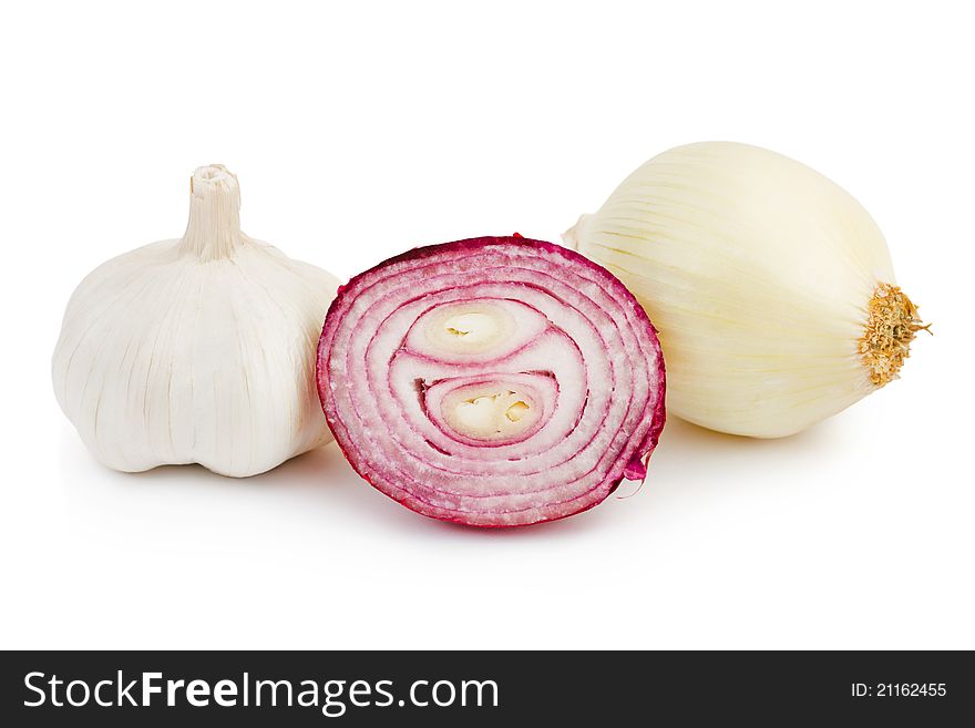 Shallot and garlic
