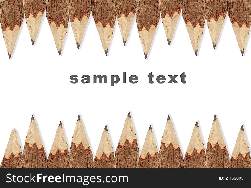 Wooden Pencil Isolated