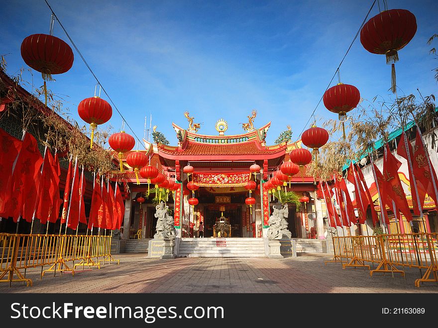 Shrine is a religious place of worship for the Buddhist religion