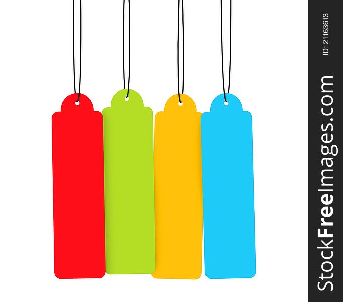 Colorful Hanging Tags