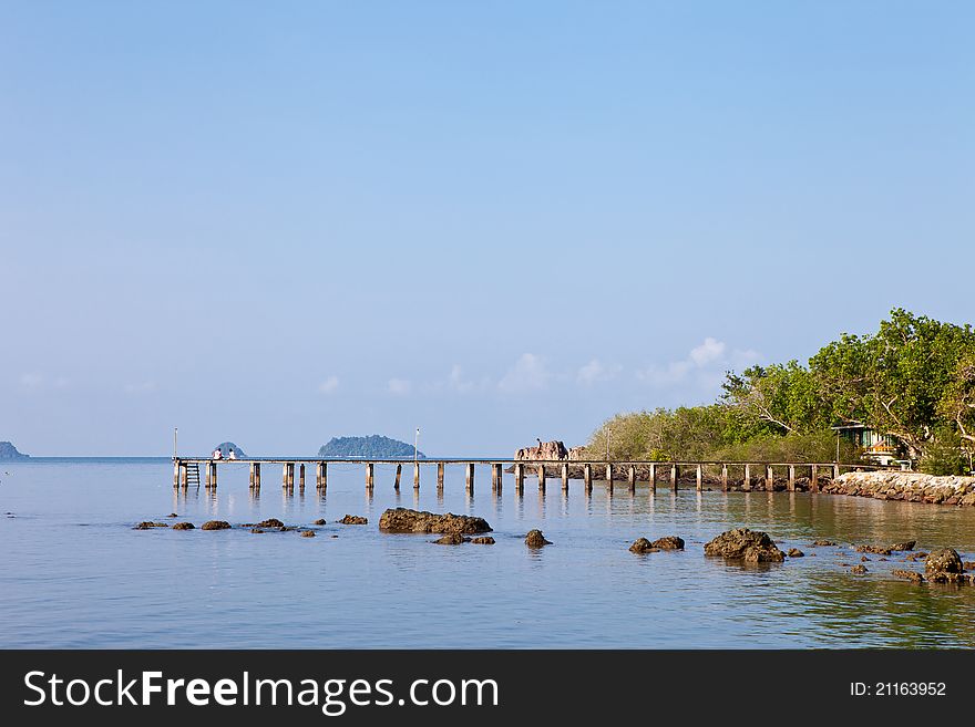 Bridge at Chang Island, Thailand