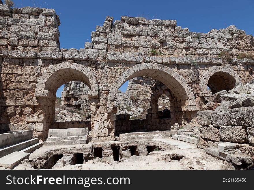 Ancient Ruins Perge Turkey