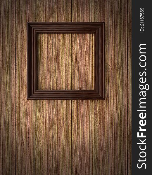 A background of wooden paneling with a wood frame. A background of wooden paneling with a wood frame.