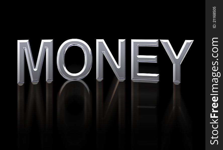 Money chrome font can be used as a background