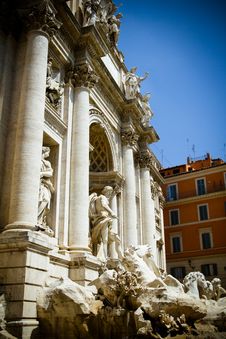 The Trevi Fountain Stock Images