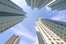Hong Kong Crowded Apartment Blocks Royalty Free Stock Photography Hong Kong Crowded Apartment Blocks Royalty Free Stock Photography