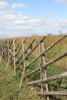 Wooden Fence On Kizhi Island Royalty Free Stock Photo Wooden Fence On Kizhi Island Royalty Free Stock Photo