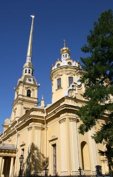 Peter And Paul Cathedral In Petersburg Royalty Free Stock Images Peter And Paul Cathedral In Petersburg Royalty Free Stock Images