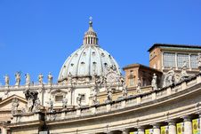 Saint Peter S Cathedral In Rome Stock Photos Saint Peter S Cathedral In Rome Stock Photos