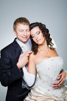 Just Married Bride And Groom Royalty Free Stock Photography Just Married Bride And Groom Royalty Free Stock Photography