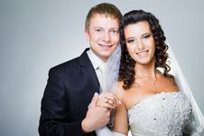 Just Married Bride And Groom Royalty Free Stock Images Just Married Bride And Groom Royalty Free Stock Images