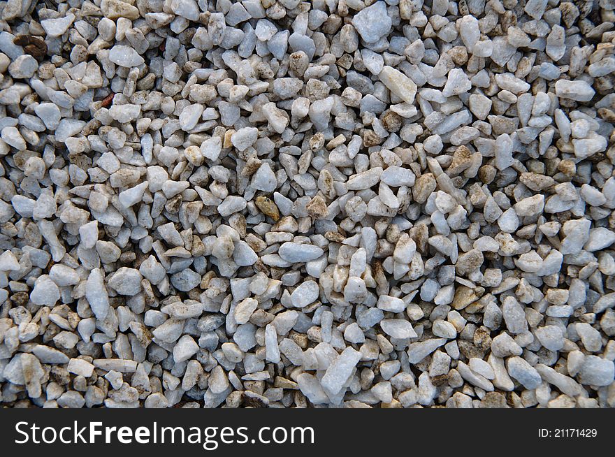 White and color stones for background.