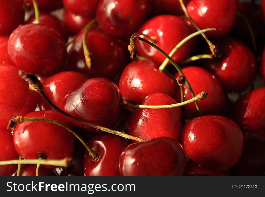 Set Of Sweet Cherries
