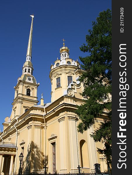 Peter And Paul Cathedral In Petersburg