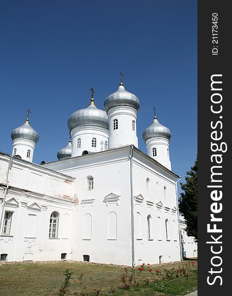 Yuriev Monastery In Great Novgorod