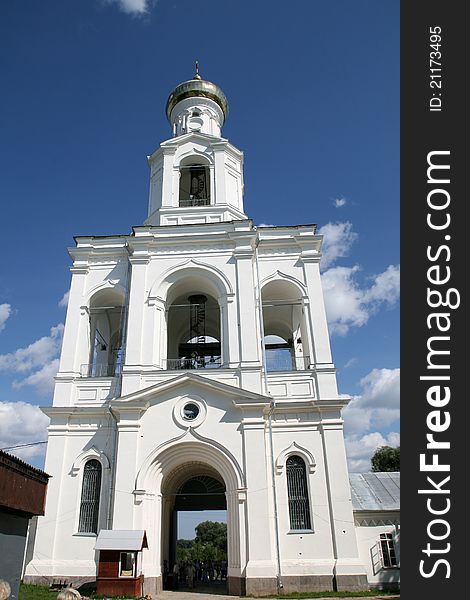 Yuriev monastery in Great Novgorod