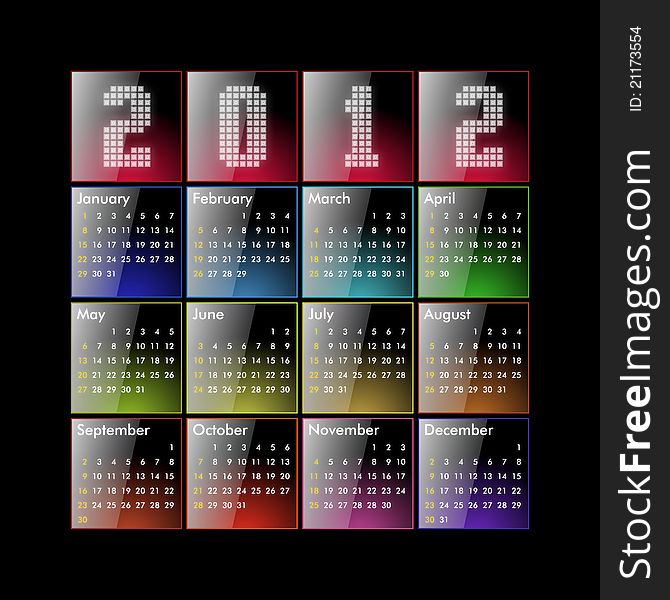 Calendar 2012