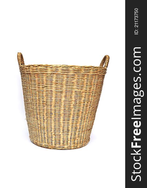 Basket On The White Background