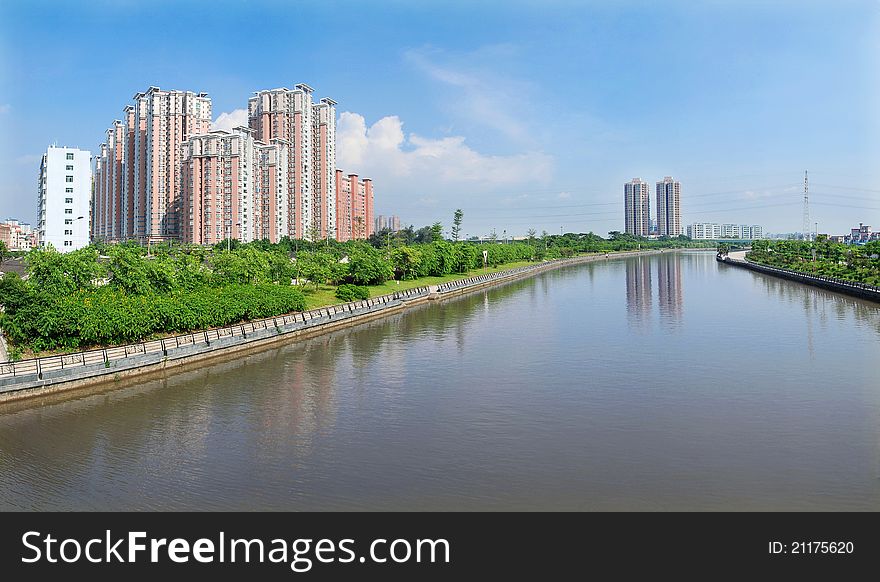 Apartments And River