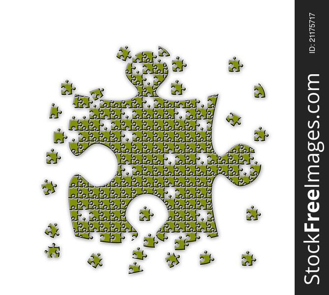 Illustration of a jigsaw puzzle