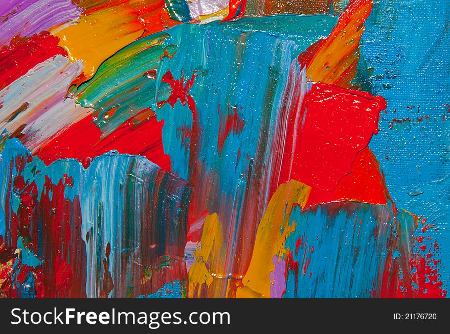 Oil Paint Canvas Background RGB. Oil Paint Canvas Background RGB