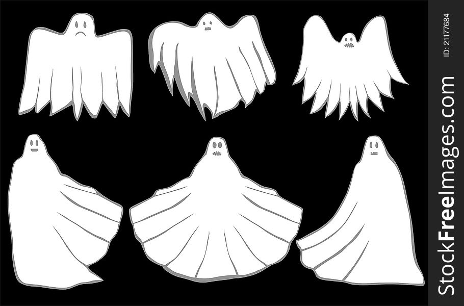 This is a illustration of ghosts.