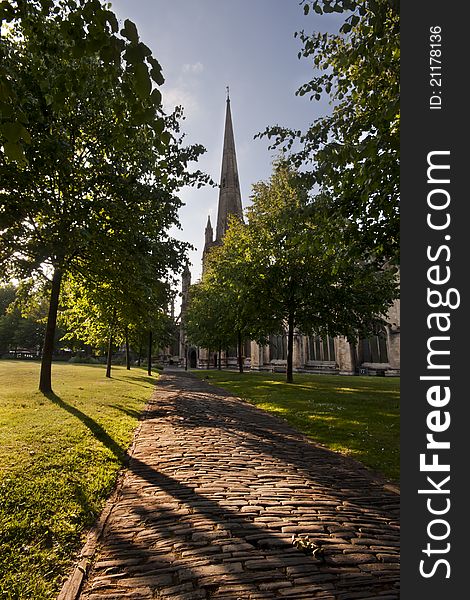 St Mary Redcliffe Church in Bristol England.