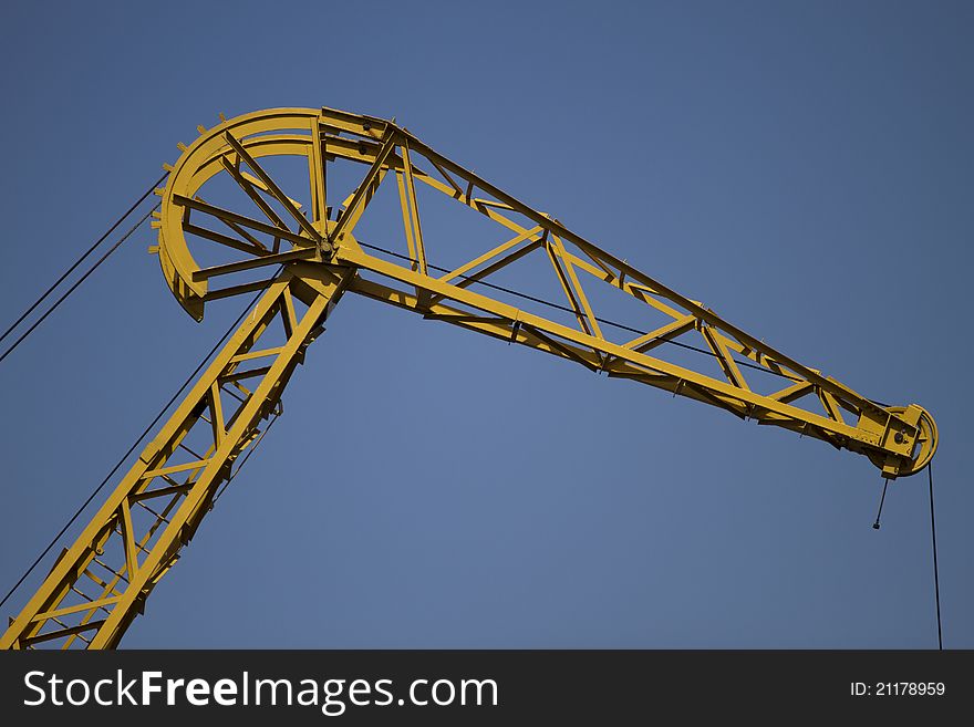 Yellow whisker in the blue sky