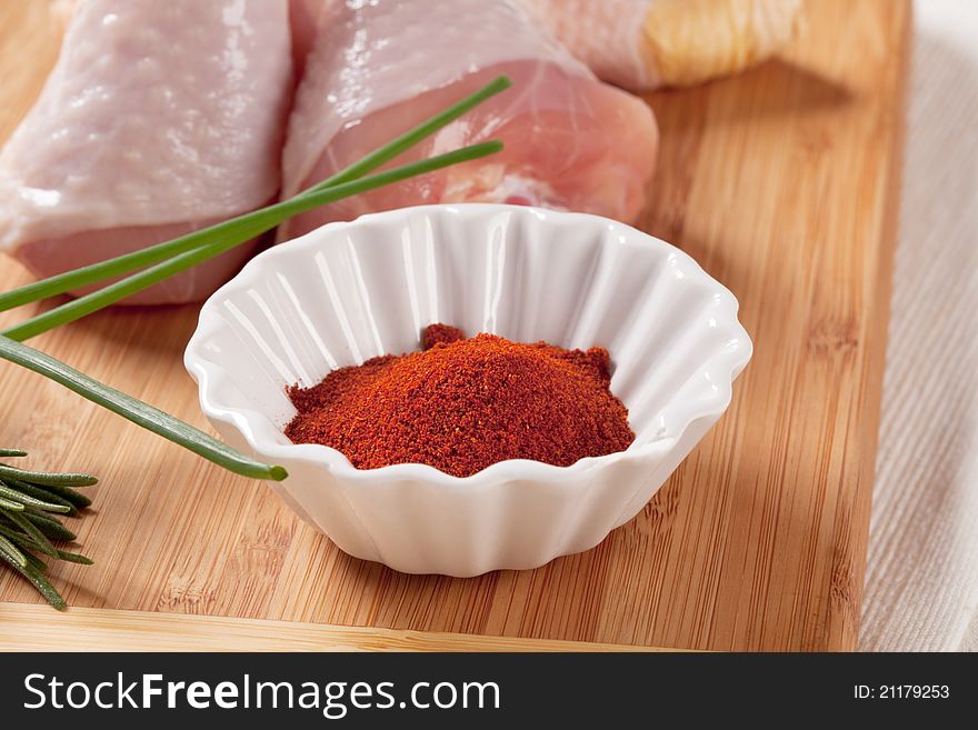 Bowl Of Ground Paprika