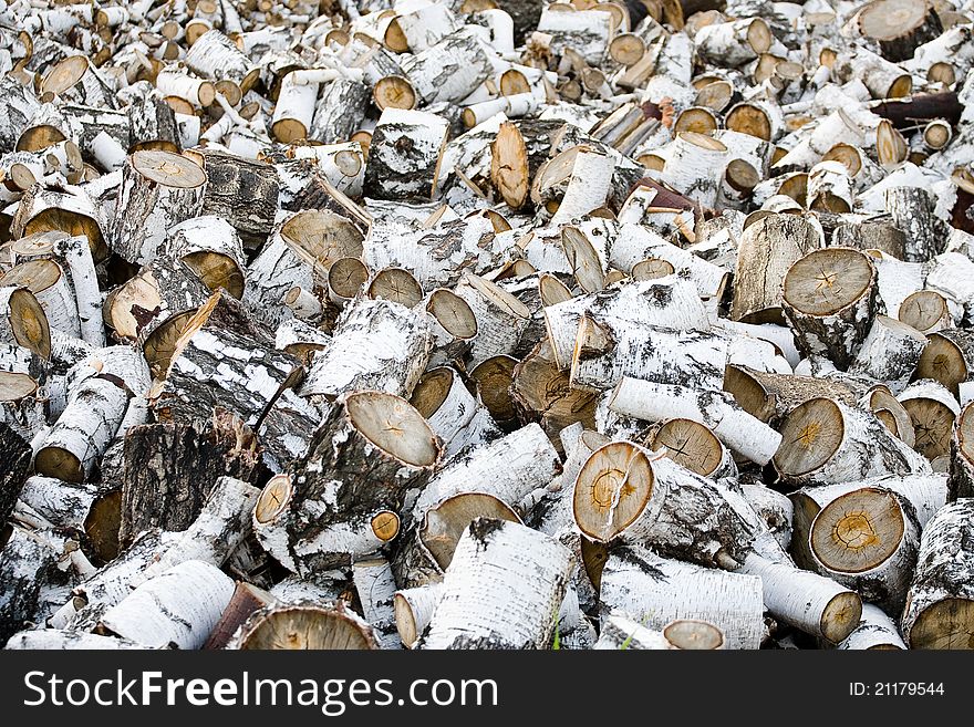 Wood stack pile of firewood background. Wood stack pile of firewood background