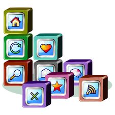 Web Site Building Royalty Free Stock Photos Web Site Building Royalty Free Stock Photos