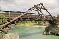 The Wooden Bridge Royalty Free Stock Images The Wooden Bridge Royalty Free Stock Images