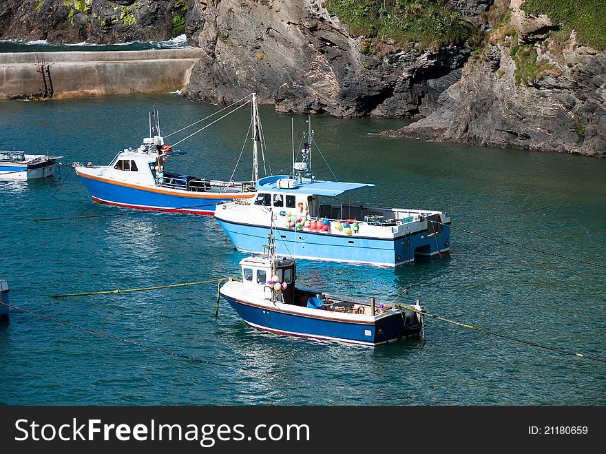 Boats In Port Isaac