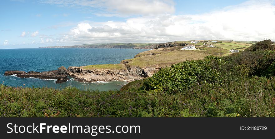 Overview of Prot Isaac in Cornwall. Overview of Prot Isaac in Cornwall