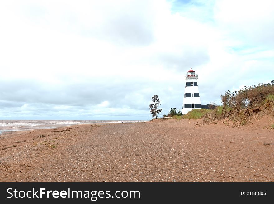 West Point Lighthouse In PEI