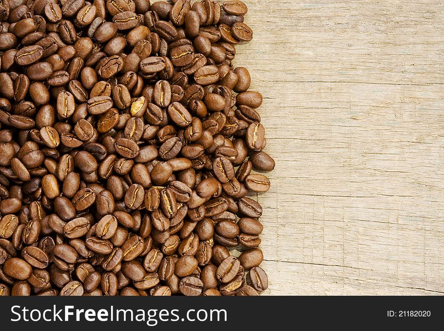 Coffee Beans With Copy Space