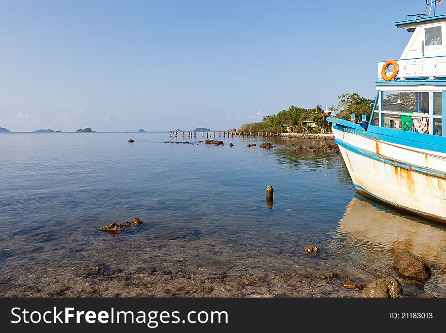 Boat at Chang Island, Thailand