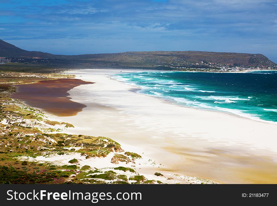 Dreamlike, lonely beach in South Africa - horizontal