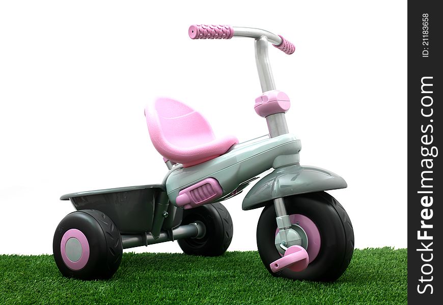 A trike against a white background