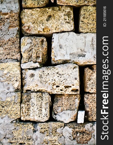 Abstract background with old brick wall. Abstract background with old brick wall
