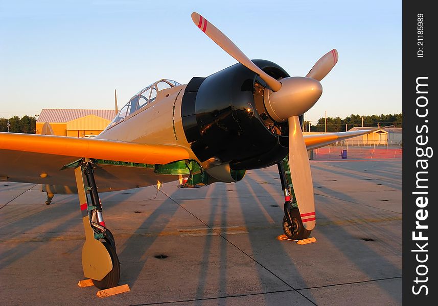 Angle view of a japanese zero aircraft