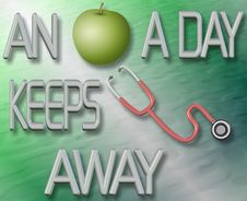 An Apple A Day Keeps Doctor Away Royalty Free Stock Photo An Apple A Day Keeps Doctor Away Royalty Free Stock Photo