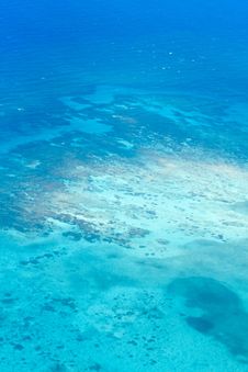 Caribbean Sea At Belize Royalty Free Stock Photo
