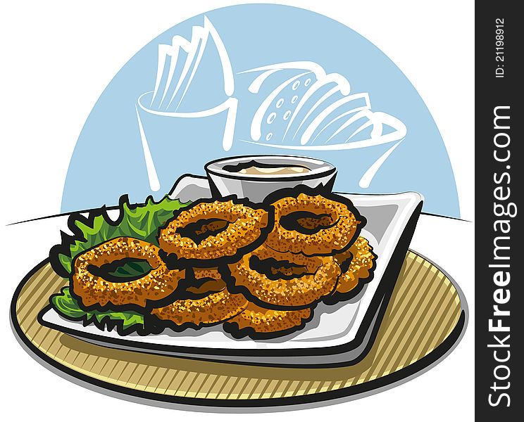 Fried Squid Rings