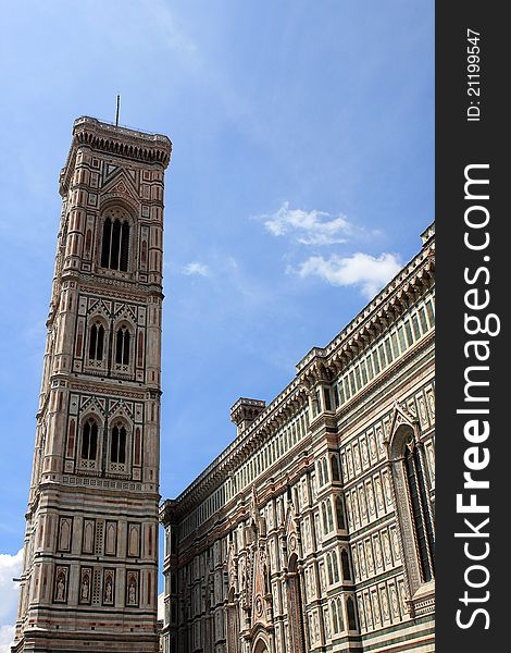 Tower of Florence Cathedral - The Basilica di Santa Maria del Fiore, Italy